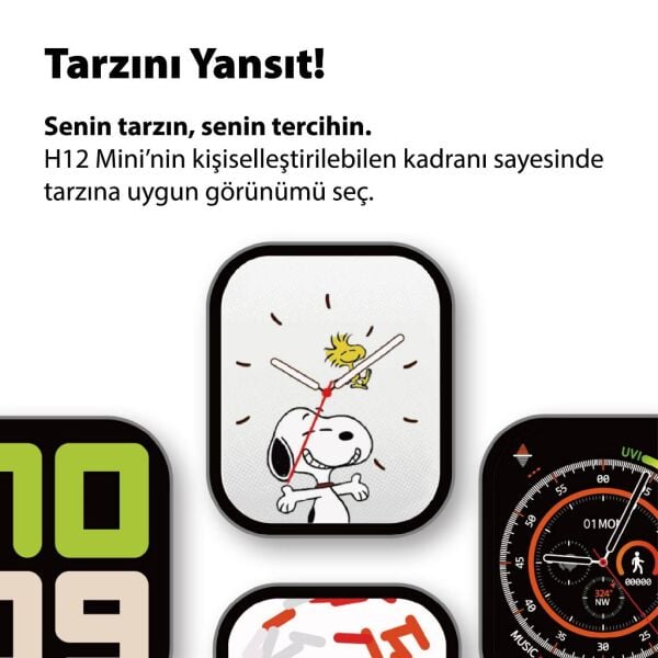 Fırsat Seti H12 Mini Akıllı Saat ve Quantum Bluetooth Kulaklık