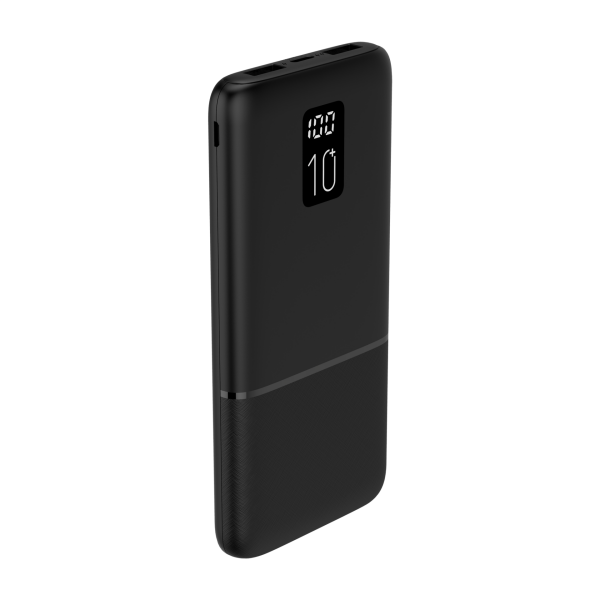 Led Ekranlı Slim 10000mAh Powerbank Taşınabilir Şarj Cihazı Type-C / 2 USB / 3 Port Çıkış / Output 2.1A