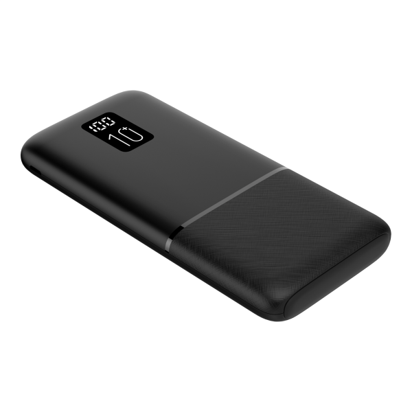 Led Ekranlı Slim 10000mAh Powerbank Taşınabilir Şarj Cihazı Type-C / 2 USB / 3 Port Çıkış / Output 2.1A