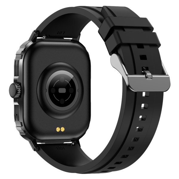Tech8 Akıllı Saat Alüminyum Kasa Spor Silikon Kordon