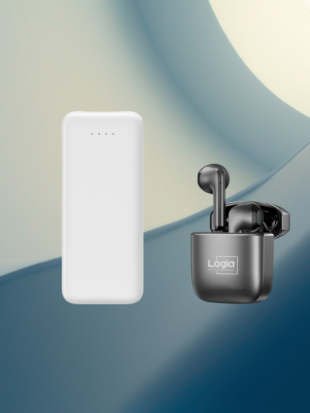 Fırsat Seti Logia Thin 5.000 Mah Taşınabilir Powerbank  ve Quantum Bluetooth Kulaklık