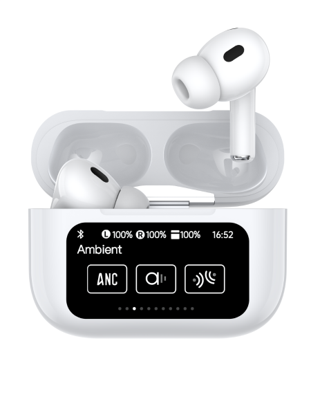 Logia Lexia Dokunmatik Led Ekranlı Bluetooth Kulaklık Touch Lite Beyaz Renk Bluetooth Kulaklık