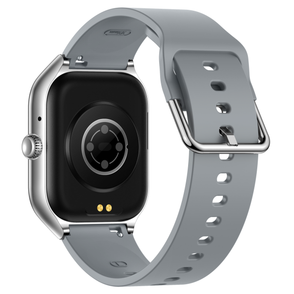 Powerbank Hediyeli Fit7 Akıllı Saat Alüminyum Kasa Spor Silikon Kordon