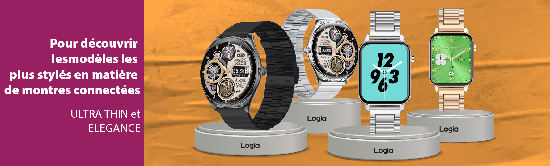 Montre intelligente Logia